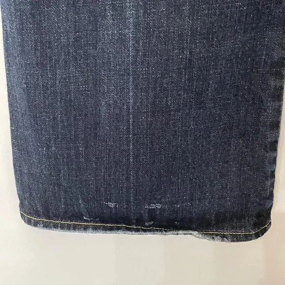 7 For All Mankind Womens 30 A Pocket Bootcut Flare Denim Jeans Low Rise USA Made - Picture 7 of 16